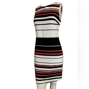 Calvin Klein Women's Ottoman Stripe Sheath Dress
